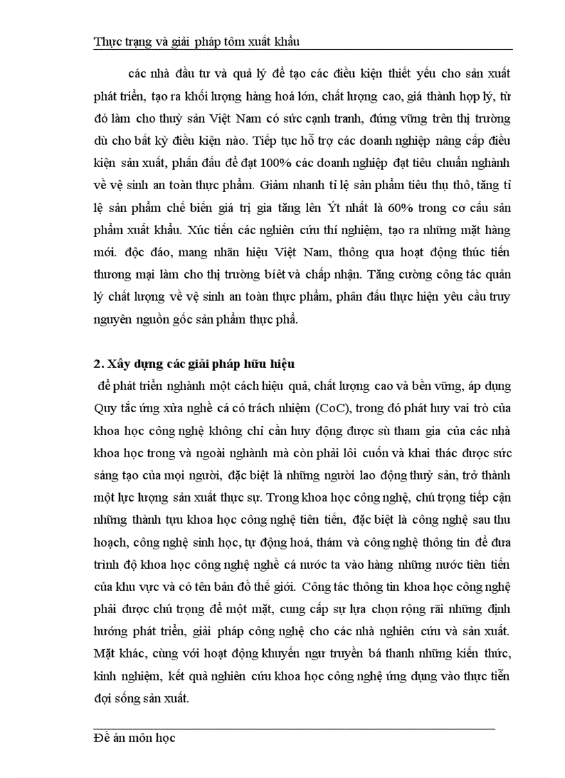 image for page Thực trạng và giải pháp nâng cao chất lượng xuất khẩu tôm