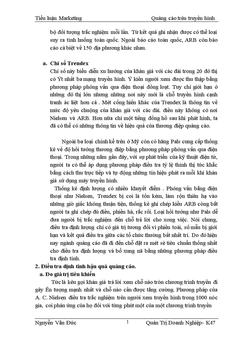 image for page Marketing Quảng cáo trên truyền hình