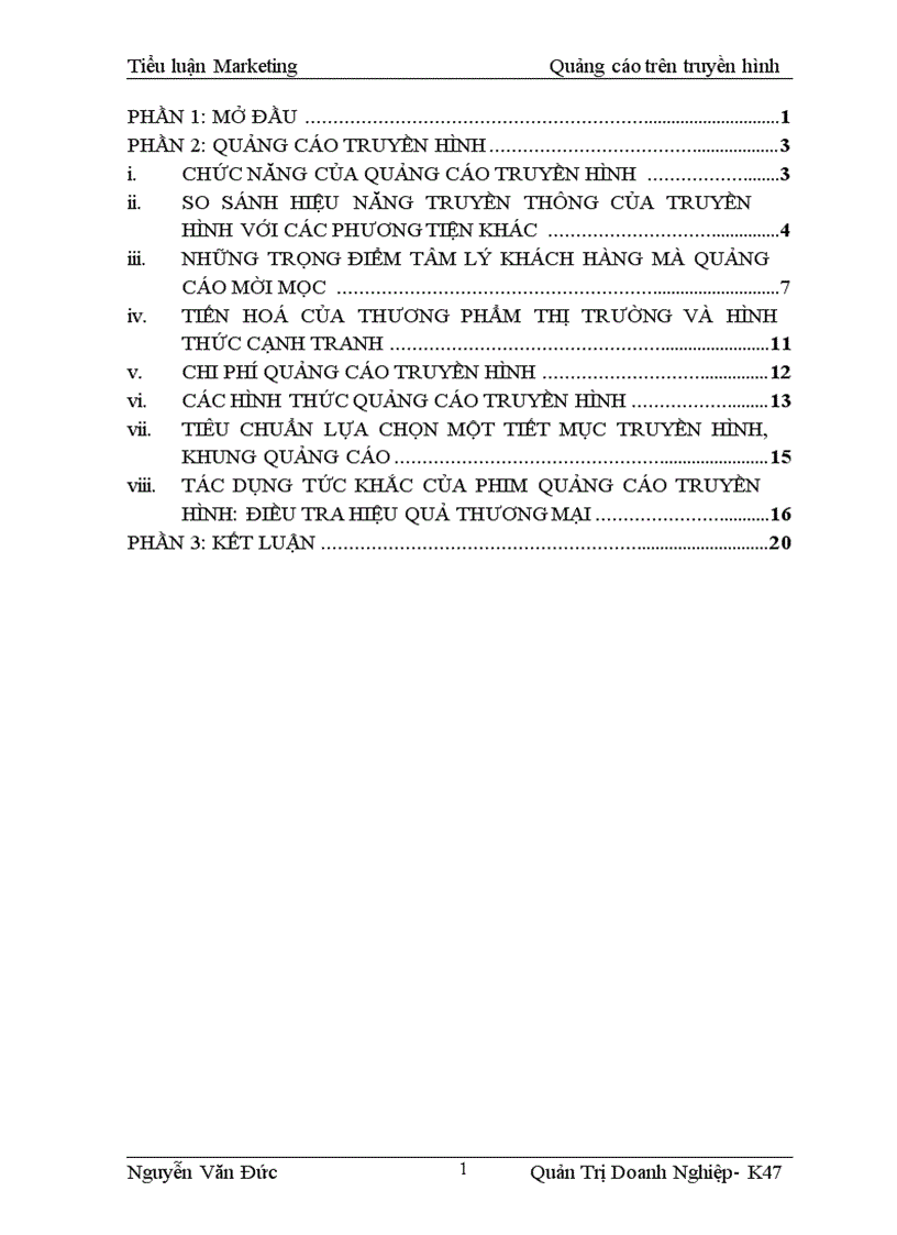 image for page Marketing Quảng cáo trên truyền hình