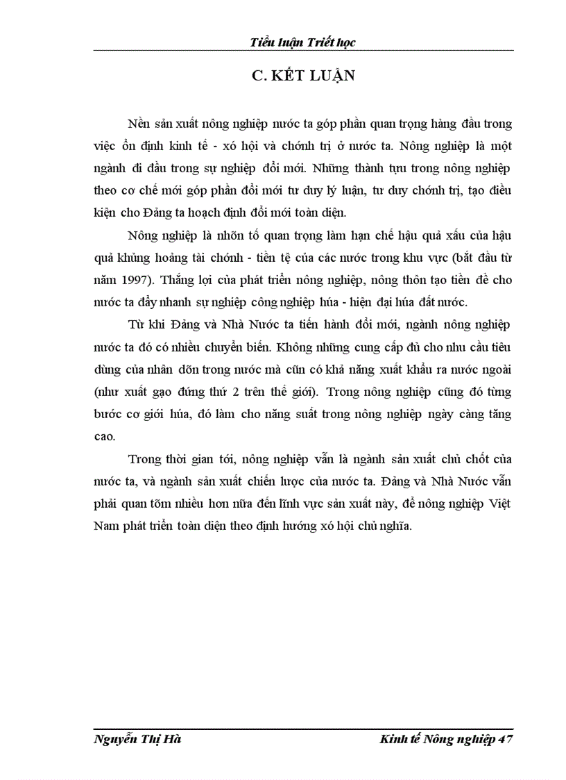 image for page Quan điểm toàn diện trong vấn đề phát triển nền nông nghiệp Việt Nam 1