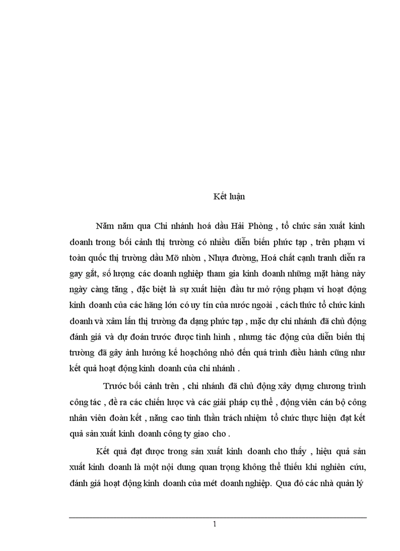 image for page Một số vấn đề về nâng cao hiệu quả sản xuất kinh doanh của Chi nhánh hoá dầu Hải Phòng 1