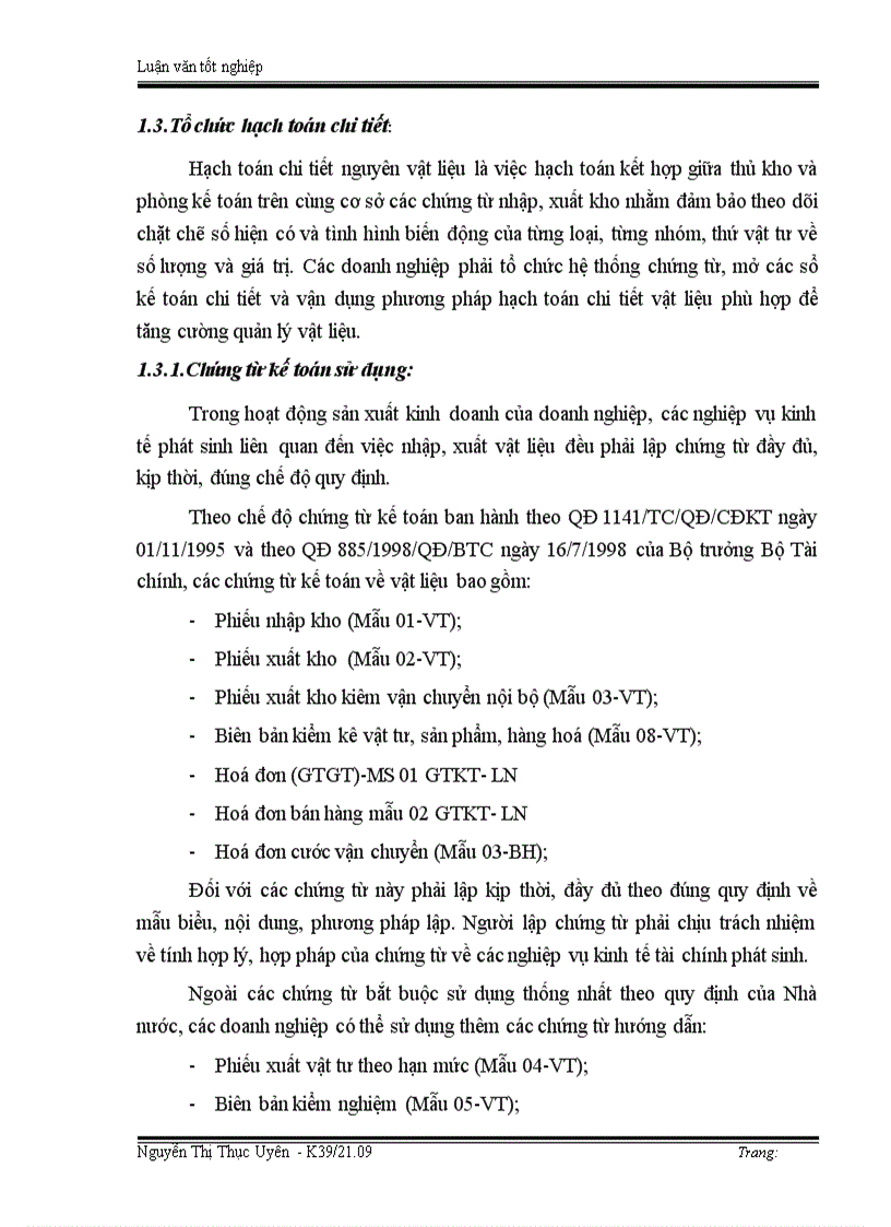 image for page Tổ chức công tác kế toán nguyên vật liệu ở Công ty xây dựng số 8 Thăng Long