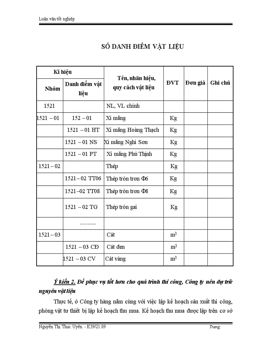 image for page Tổ chức công tác kế toán nguyên vật liệu ở Công ty xây dựng số 8 Thăng Long