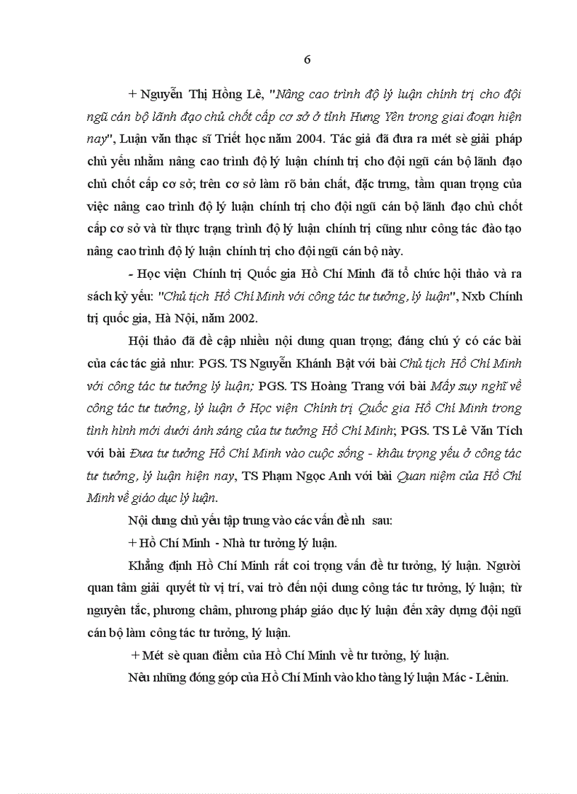 image for page Tư tưởng Hồ Chí Minh về giáo dục lý luận chính trị với việc nâng cao chất lượng đào tạo trung cấp lý luận chính trị ở Trường Chính trị tỉnh Sóc Trăng