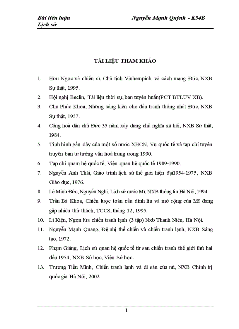 image for page Những diễn biến chủ yếu của cuộc chiến tranh lạnh giữa hai cực Xô Mĩ hai khối Đông Tây qua việc giải quyết vấn đề Đức sau năm 1945 1