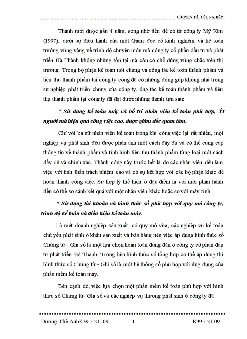 image for page Tổ chức công tác kế toán thành phẩm và tiêu thụ thành phẩm ở công ty cổ phần đầu tư và phát triển Hà thành