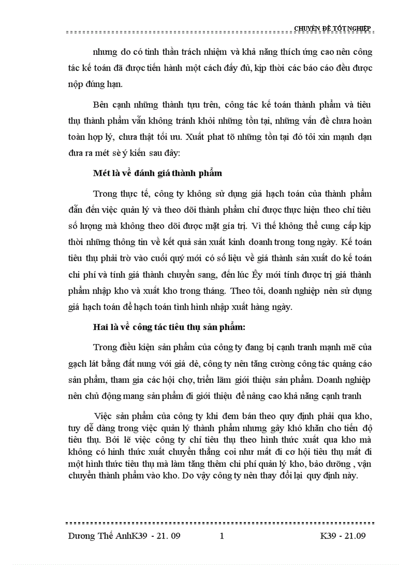 image for page Tổ chức công tác kế toán thành phẩm và tiêu thụ thành phẩm ở công ty cổ phần đầu tư và phát triển Hà thành