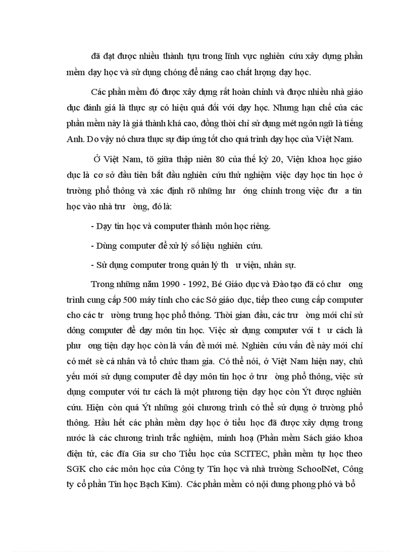 image for page Xây dựng phần mềm hỗ trợ dạy học một số nội dung các môn học về tự nhiên và xã hội ở Tiểu học bằng công nghệ đa phương tiện 1