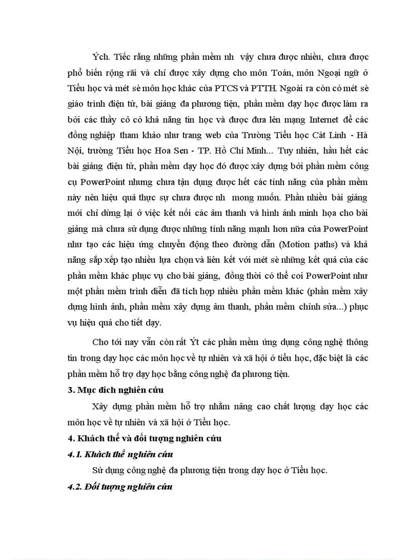 image for page Xây dựng phần mềm hỗ trợ dạy học một số nội dung các môn học về tự nhiên và xã hội ở Tiểu học bằng công nghệ đa phương tiện 1