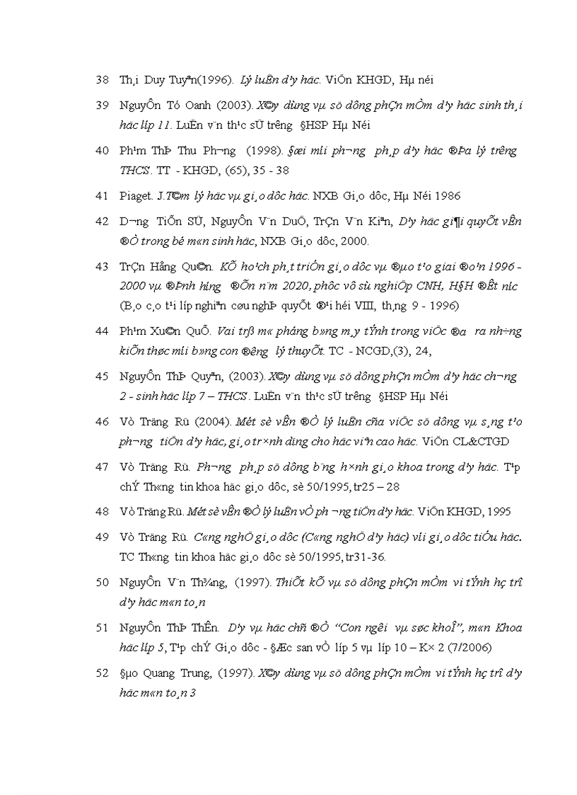 image for page Xây dựng phần mềm hỗ trợ dạy học một số nội dung các môn học về tự nhiên và xã hội ở Tiểu học bằng công nghệ đa phương tiện 1