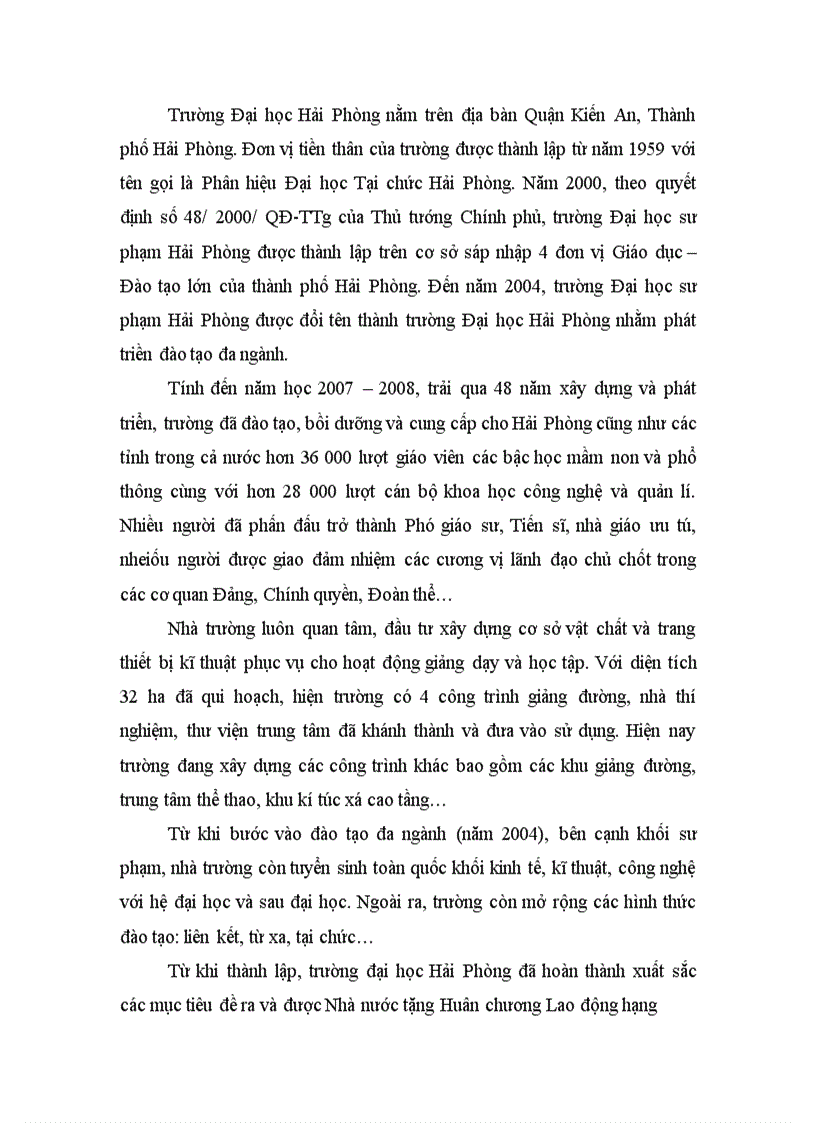 image for page Tìm hiểu định hướng giá trị chất lượng cuộc sống tinh thần của sinh viên ĐH Hải Phòng