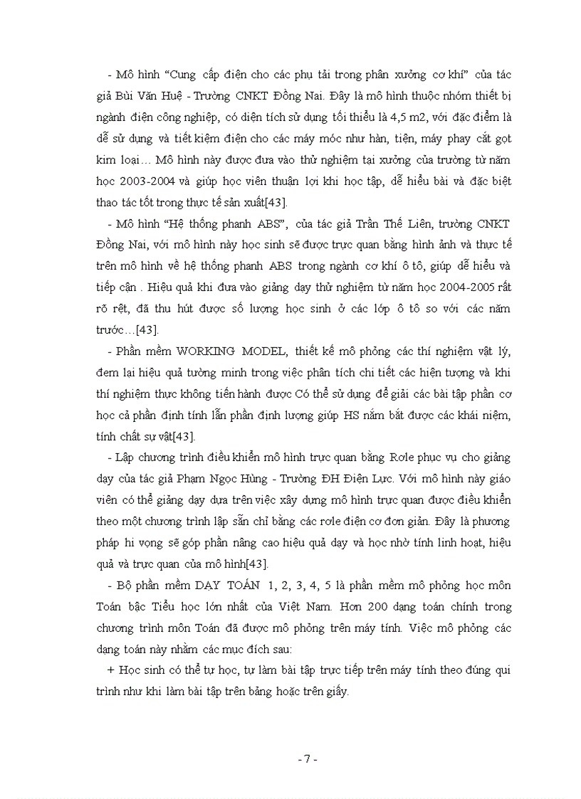 image for page Thiết kê xây dựng và sử dụng mô hình trong dạy học thực hành