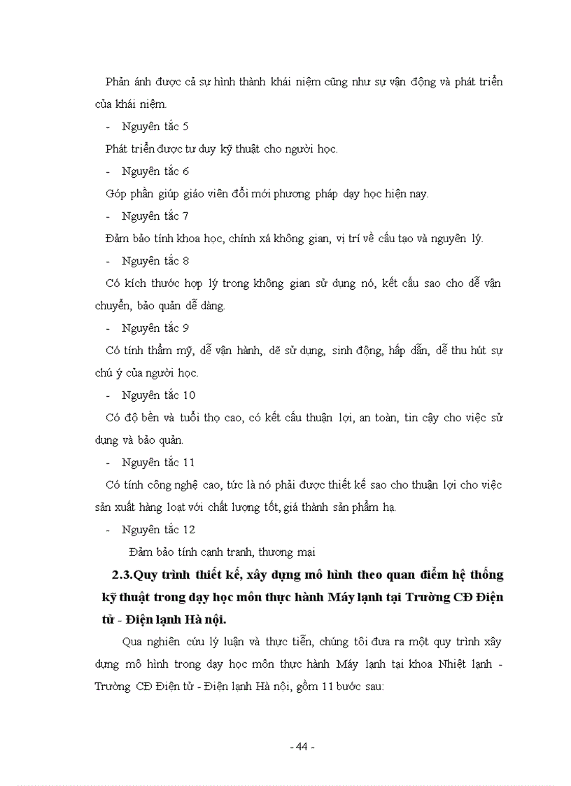 image for page Thiết kê xây dựng và sử dụng mô hình trong dạy học thực hành