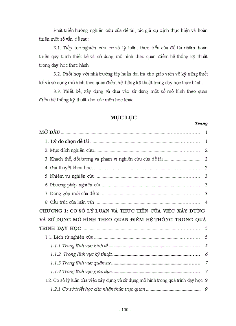 image for page Thiết kê xây dựng và sử dụng mô hình trong dạy học thực hành