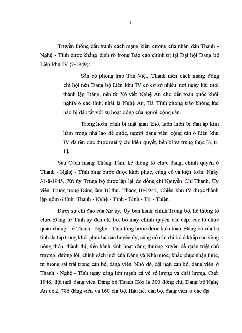 image for page Đảng bộ Liên khu IV lãnh đạo xây dựng kinh tế trong kháng chiến chống thực dân Pháp 1945 1954