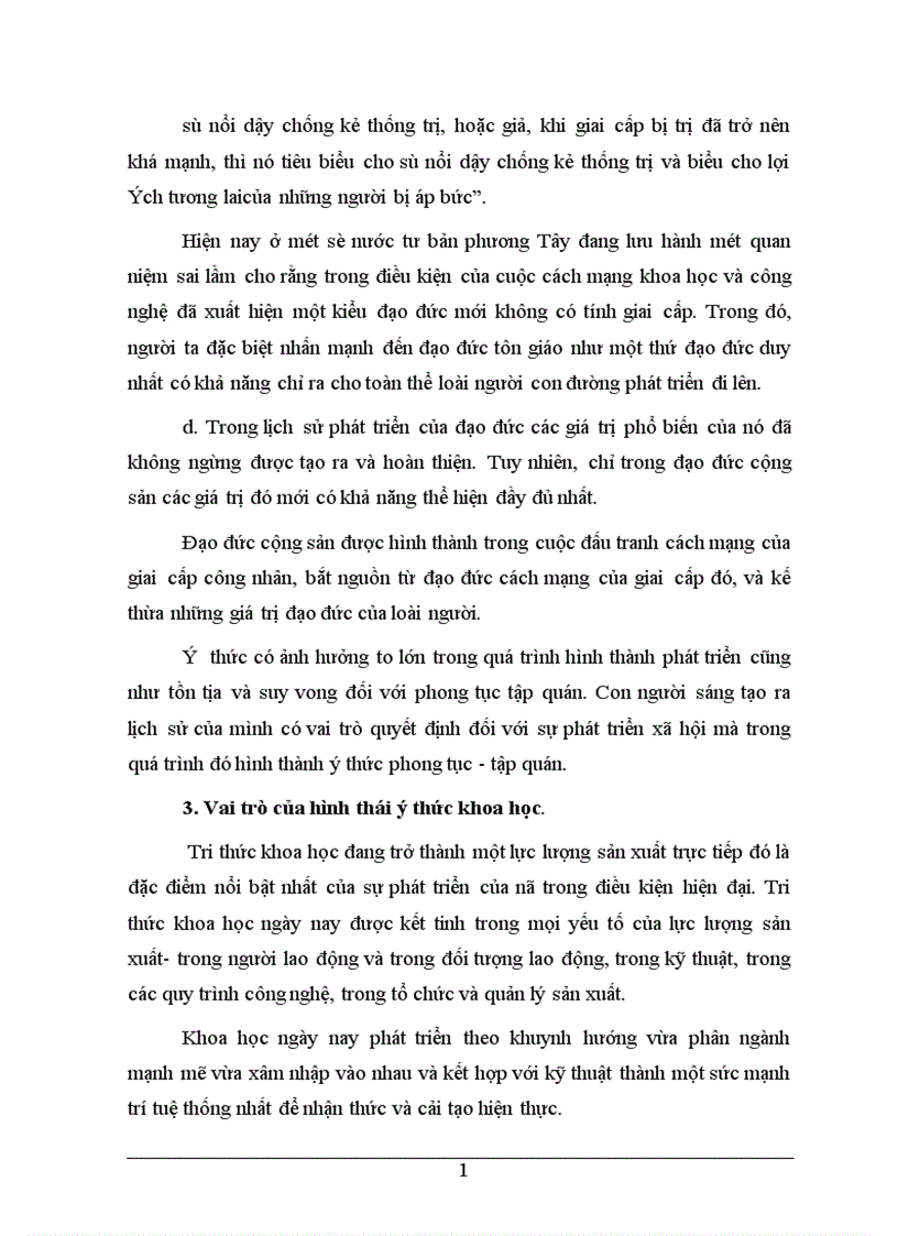 image for page Vai trò của ý thức trong đời sống xã hội 1