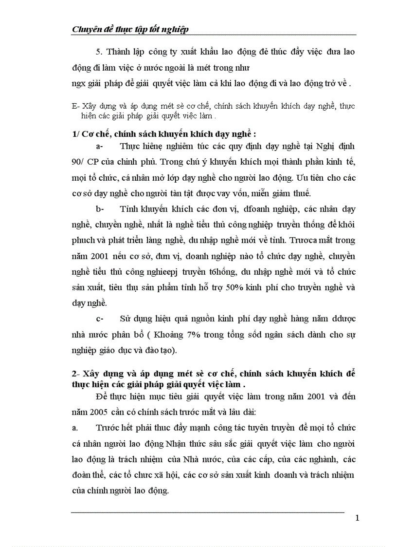 image for page Thực trạng về lao động việc làm và vấn đề giải quyết việc làm ở tỉnh Thái Bình 1
