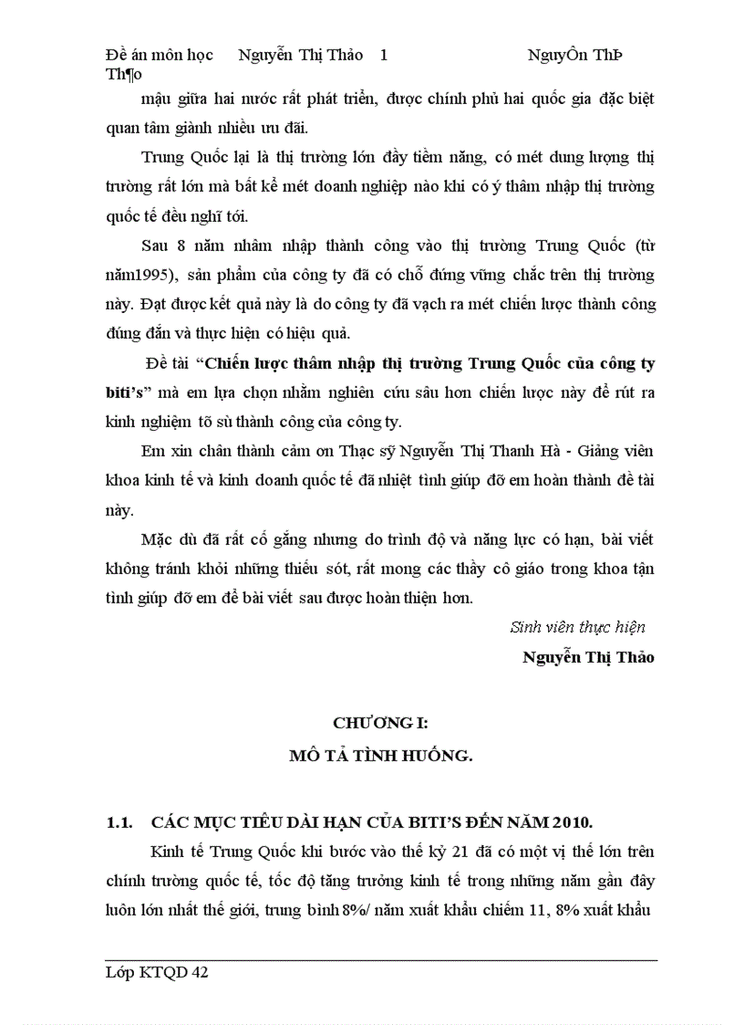 image for page Chiến lược thâm nhập thị trường Trung Quốc của công ty Bitis