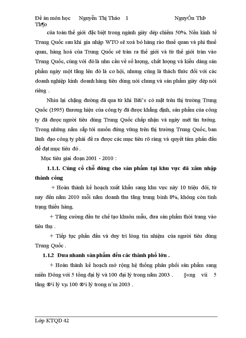 image for page Chiến lược thâm nhập thị trường Trung Quốc của công ty Bitis