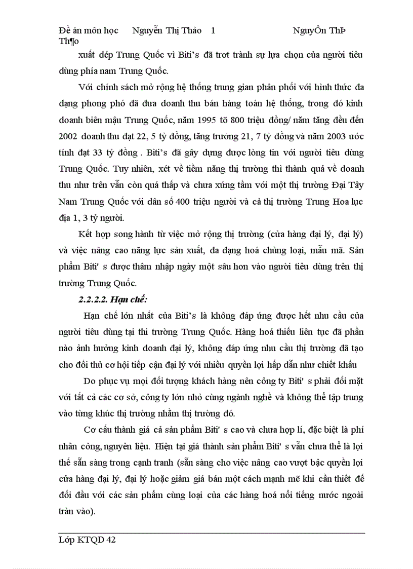 image for page Chiến lược thâm nhập thị trường Trung Quốc của công ty Bitis