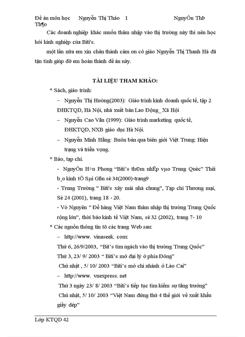 image for page Chiến lược thâm nhập thị trường Trung Quốc của công ty Bitis