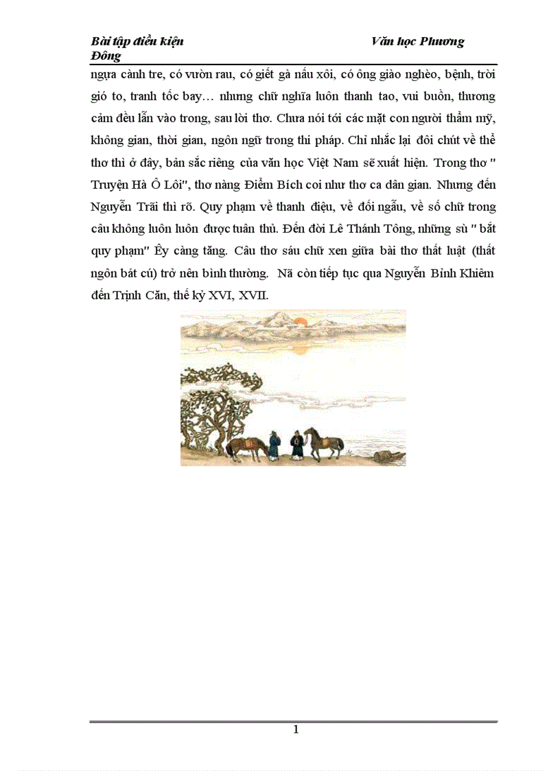 image for page ảnh hưởng của thơ Đường đến văn học Việt Nam