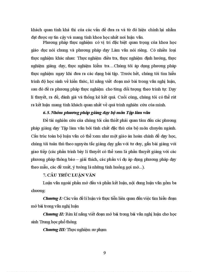 image for page Rèn kĩ năng viết đoạn mở bài trong bài văn nghị luận cho học sinh Trung học phổ thông