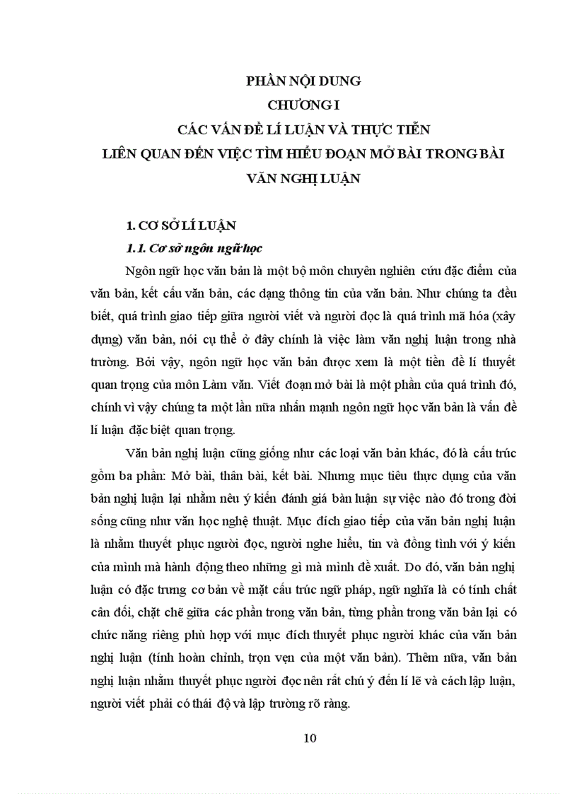 image for page Rèn kĩ năng viết đoạn mở bài trong bài văn nghị luận cho học sinh Trung học phổ thông