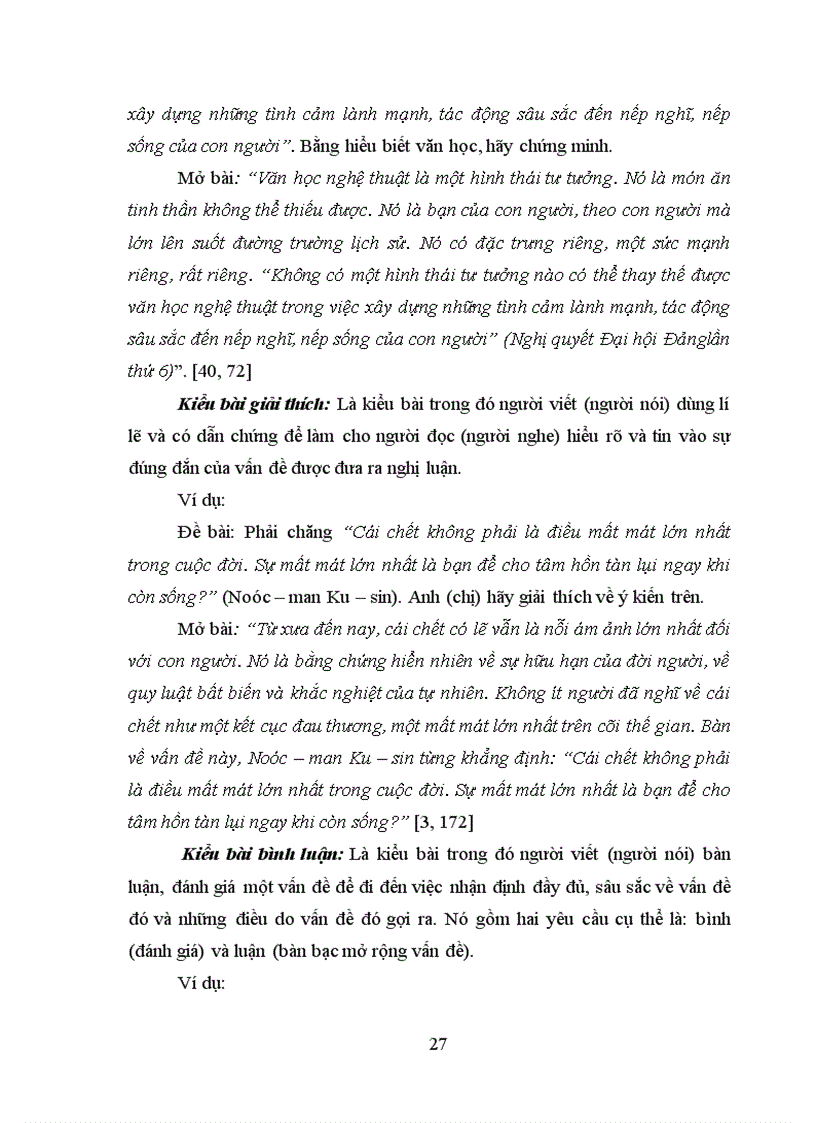 image for page Rèn kĩ năng viết đoạn mở bài trong bài văn nghị luận cho học sinh Trung học phổ thông