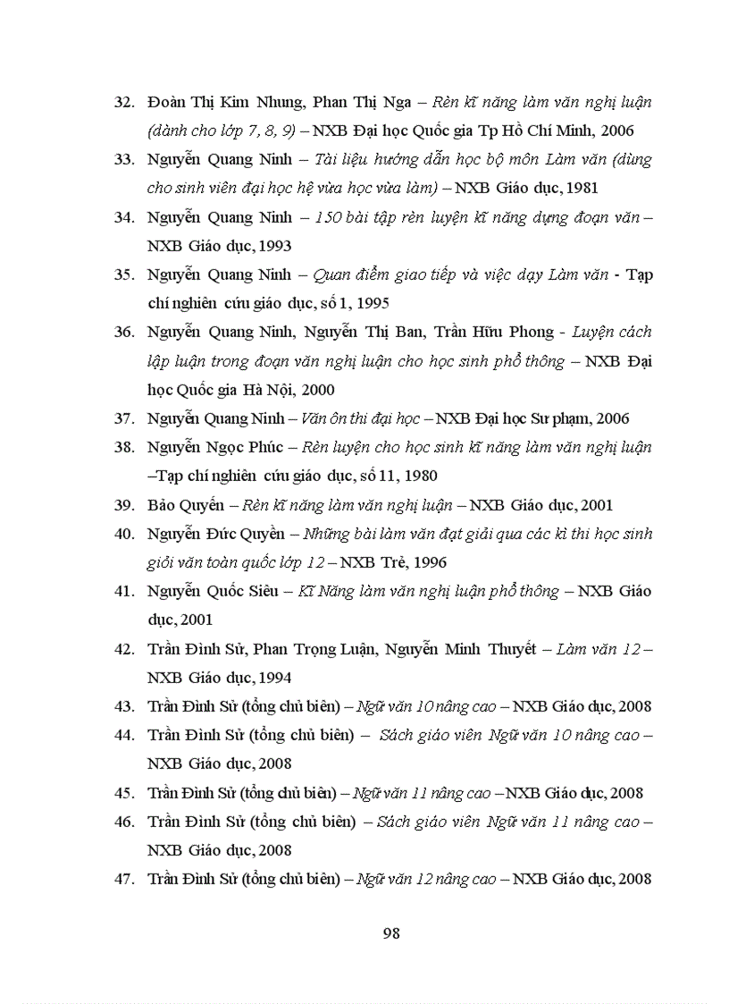 image for page Rèn kĩ năng viết đoạn mở bài trong bài văn nghị luận cho học sinh Trung học phổ thông