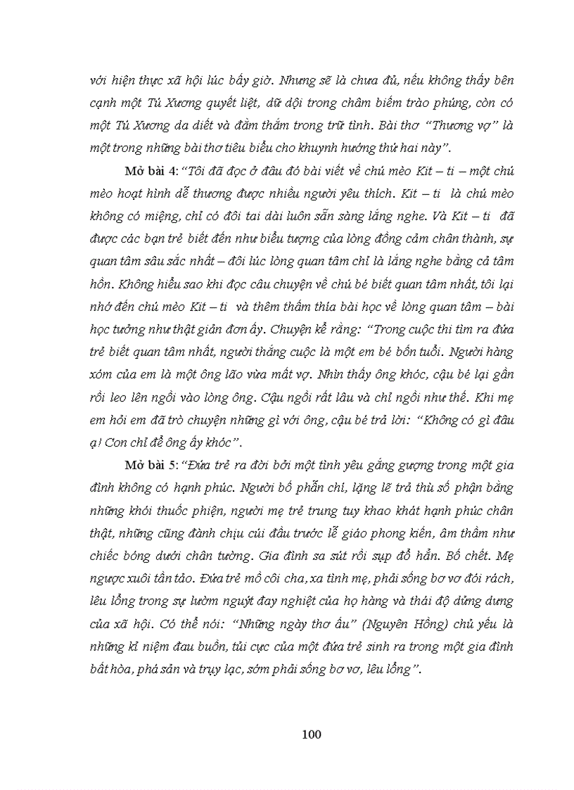 image for page Rèn kĩ năng viết đoạn mở bài trong bài văn nghị luận cho học sinh Trung học phổ thông