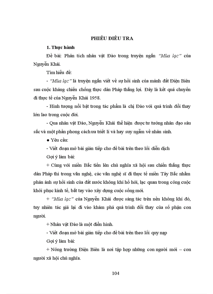image for page Rèn kĩ năng viết đoạn mở bài trong bài văn nghị luận cho học sinh Trung học phổ thông