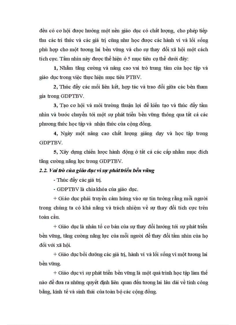 image for page Giáo dục vì sự phát triển bền vững qua dạy học Địa lí lớp 12 ban nâng cao trung học phổ thông THPT