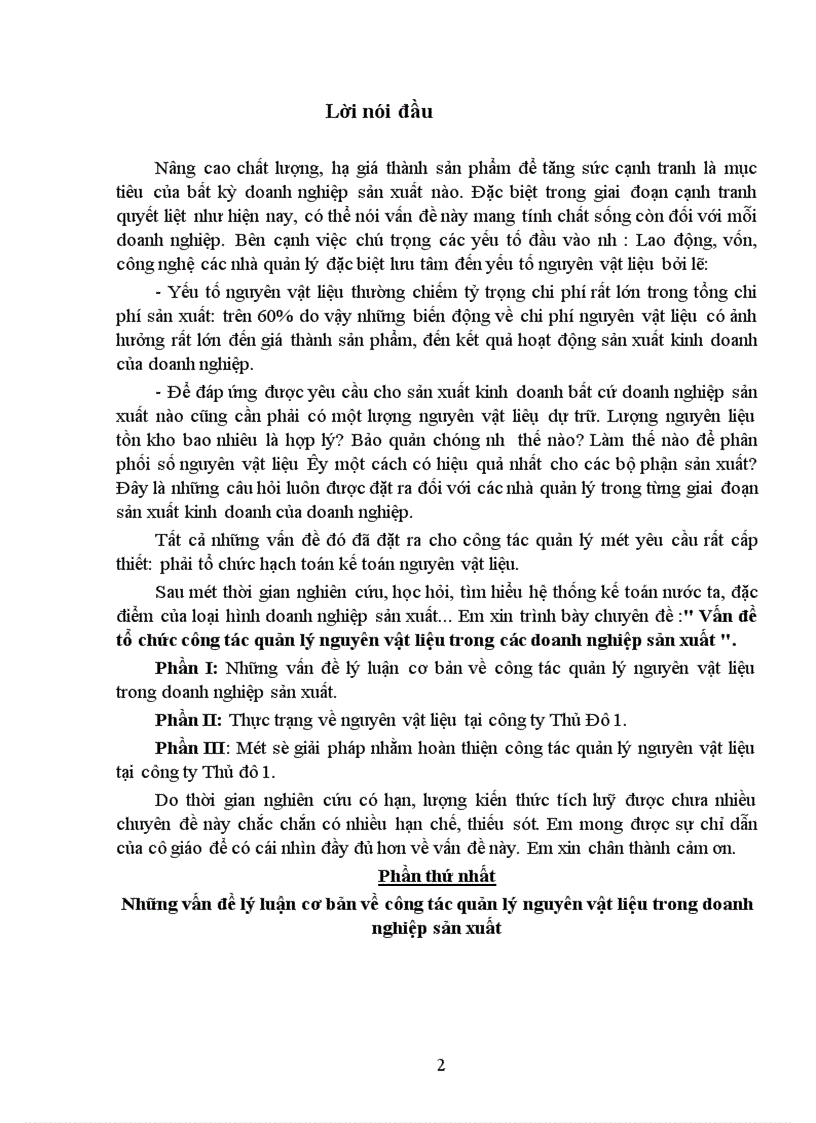 image for page Vấn đề tổ chức công tác quản lý nguyên vật liệu trong các doanh nghiệp sản xuất