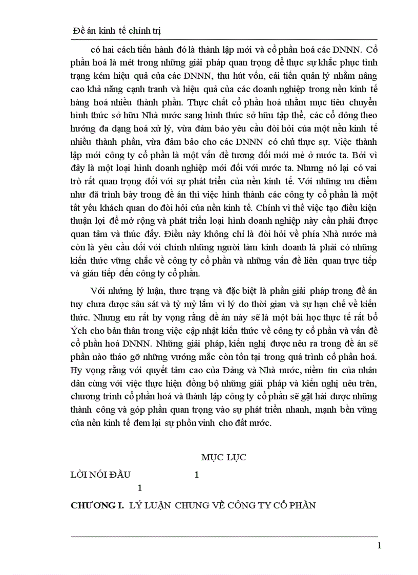 image for page Công ty cổ phần và vai trò của nó trong phát triển kinh tế ở nước ta hiện nay 1