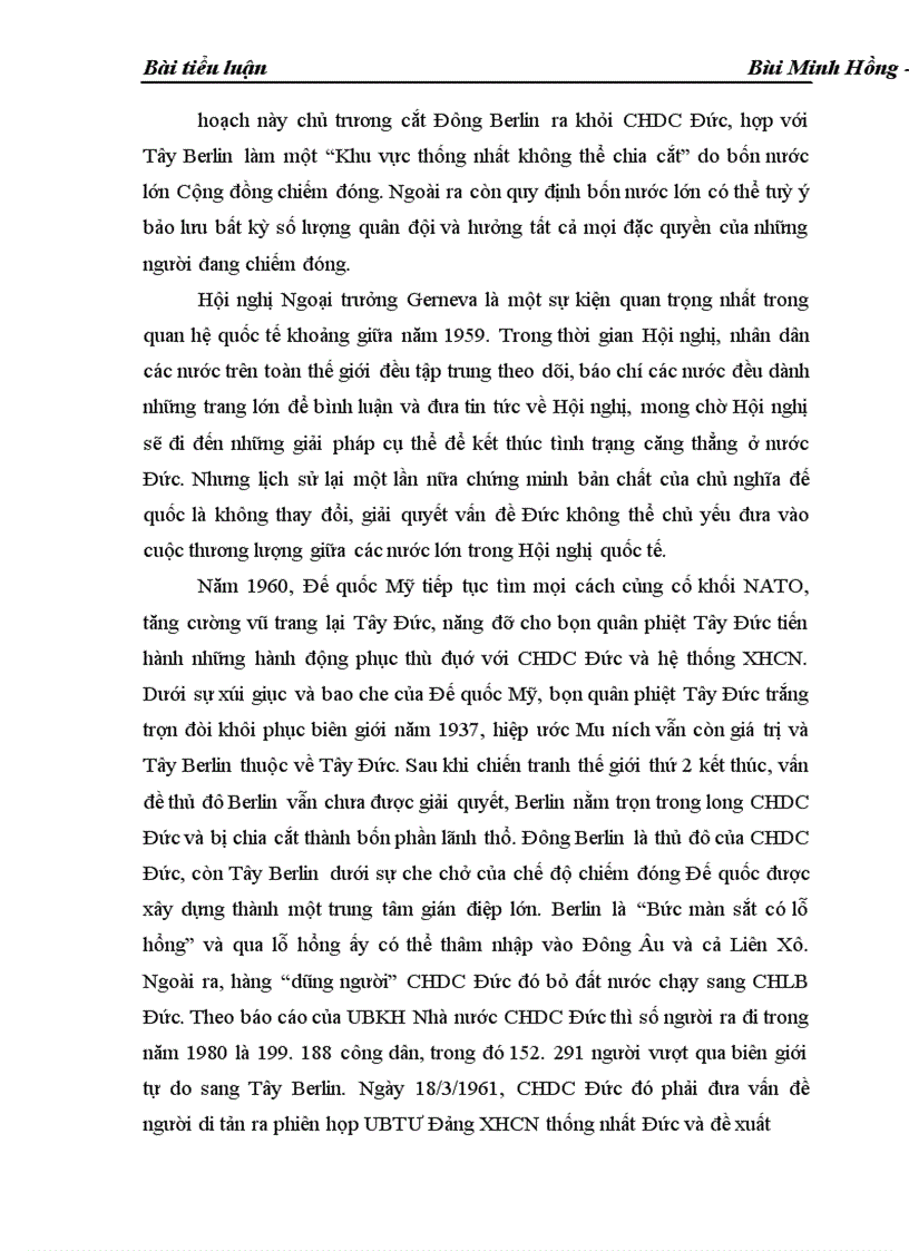 image for page Sự đối đầu Xô Mỹ thông qua việc giải quyết vấn đề Đức trong Chiến tranh lạnh