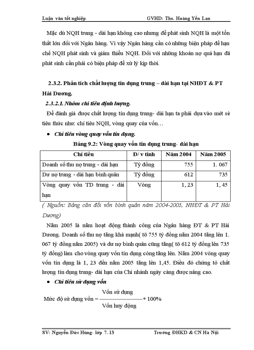 image for page Một số giải pháp nâng cao chất lượng tín dụng trung dài hạn tại Chi nhánh Ngân hàng ĐT PT Hải Dương 1