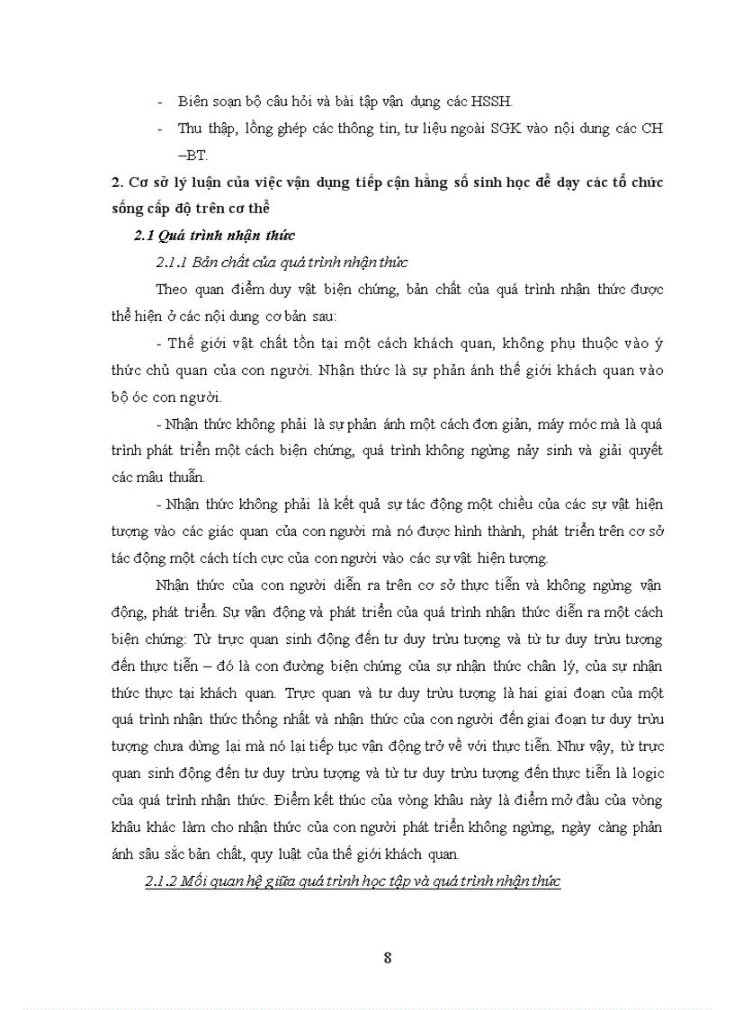 image for page Vận dụng tiếp cận hằng số sinh học trong dạy học sinh thái học quần thể quần xã sinh quyển sinh học 12 THPT