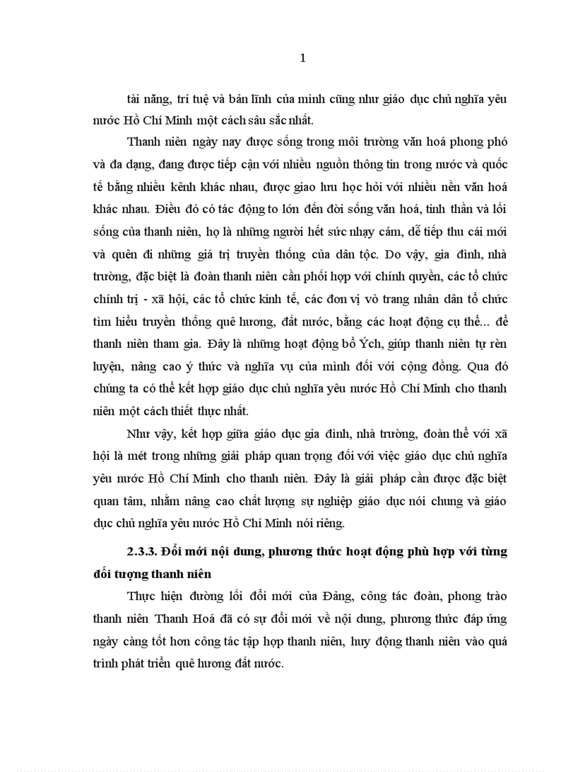 image for page Giáo dục chủ nghĩa yêu nước Hồ Chí Minh cho thanh niên tỉnh Thanh Hóa trong thời kỳ đẩy mạnh công nghiệp hoá hiện đại hoá đất nước 1