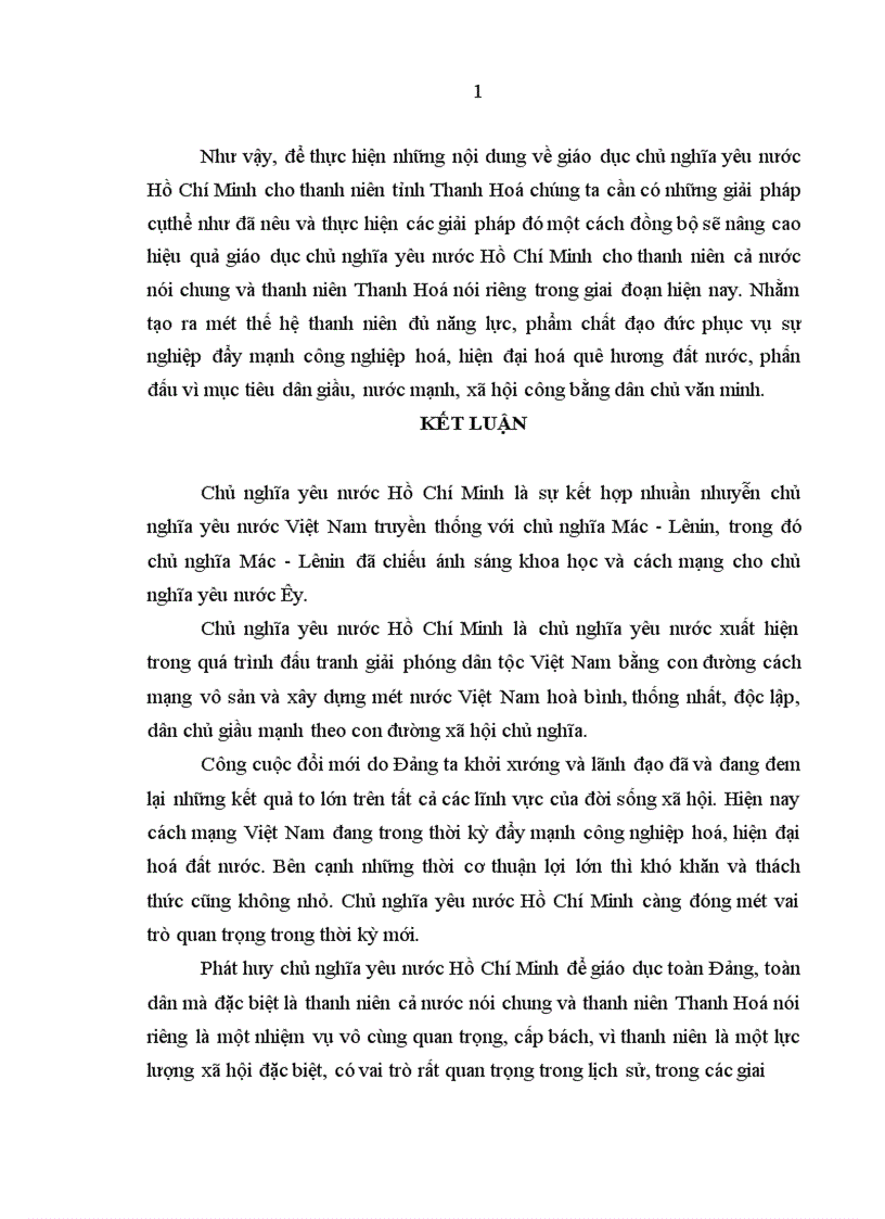 image for page Giáo dục chủ nghĩa yêu nước Hồ Chí Minh cho thanh niên tỉnh Thanh Hóa trong thời kỳ đẩy mạnh công nghiệp hoá hiện đại hoá đất nước 1