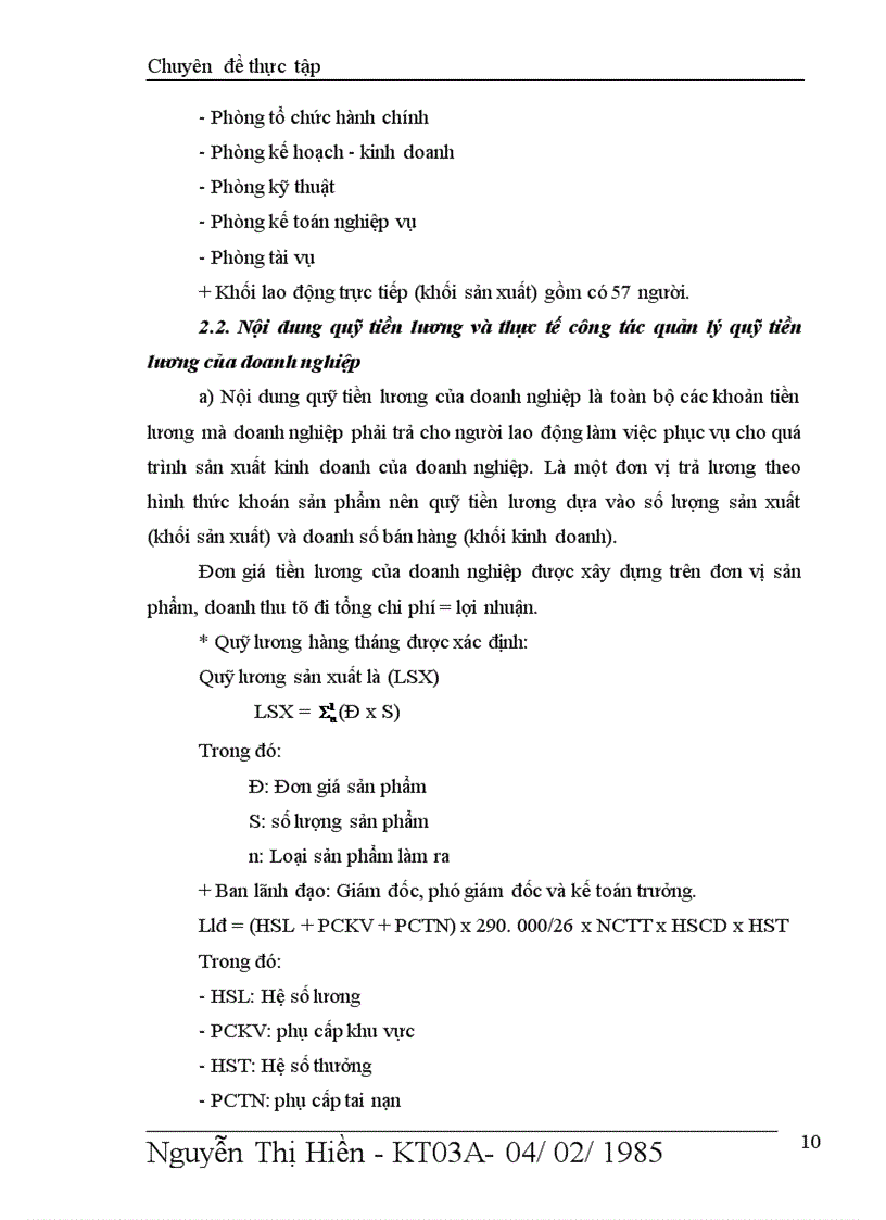 image for page kế toán tiền lương và các khoản trích theo lương tại Công ty Nước khoáng Cúc Phương Elmaco