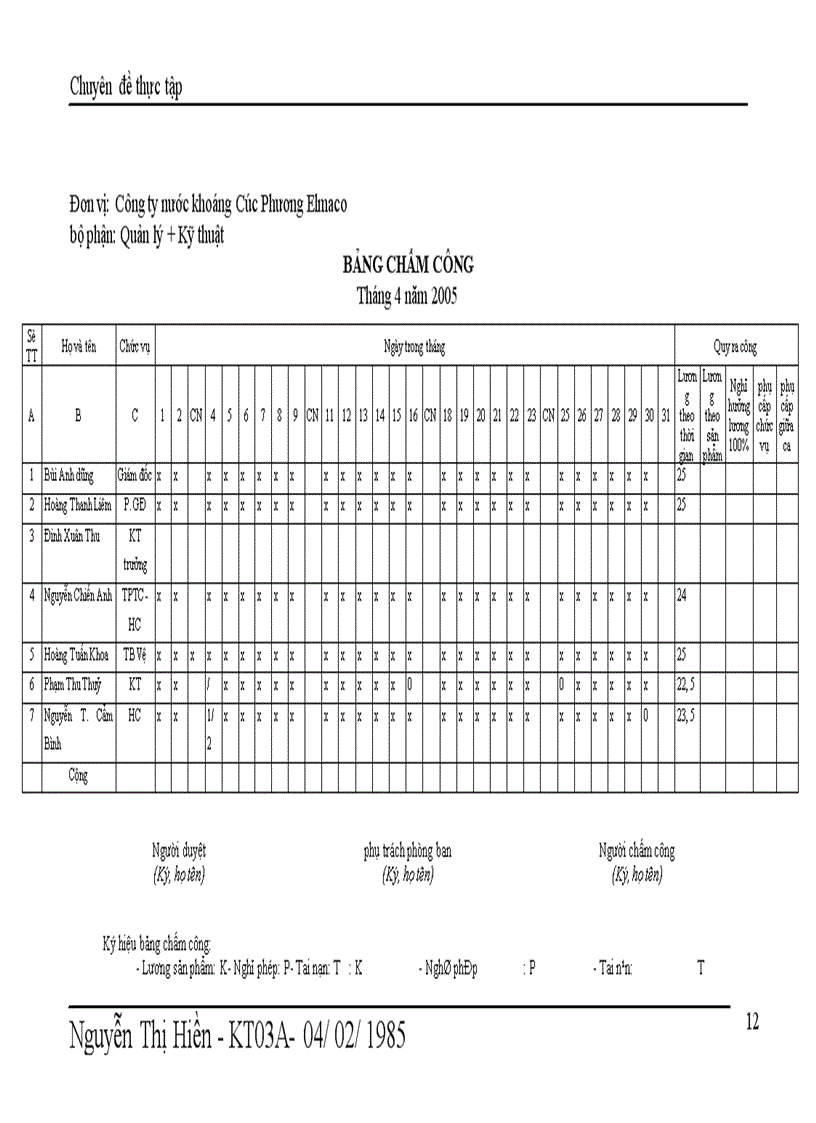 image for page kế toán tiền lương và các khoản trích theo lương tại Công ty Nước khoáng Cúc Phương Elmaco