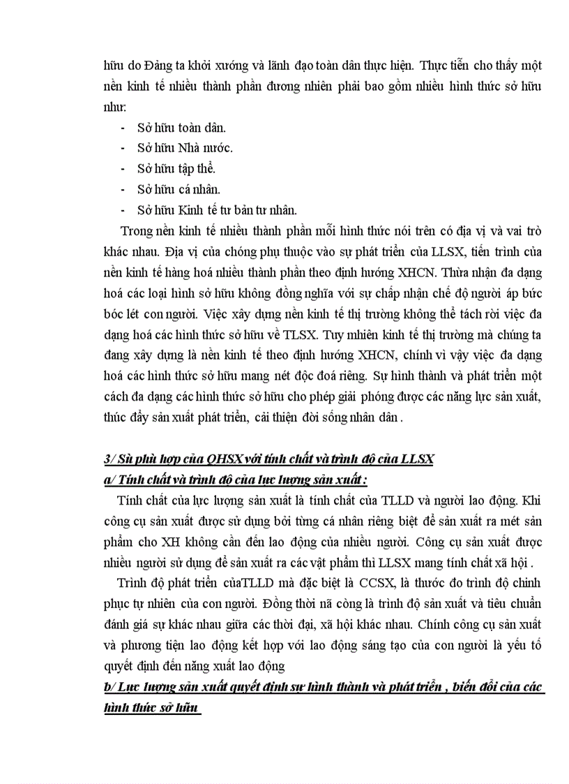 image for page Quan hệ biện chứng giữa sự phát triển của lực lượng sản xuất và sự đa dạng hoá các loại hình sở hữu ở Việt Nam 1