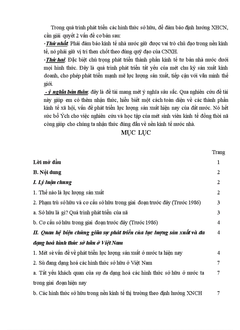 image for page Quan hệ biện chứng giữa sự phát triển của lực lượng sản xuất và sự đa dạng hoá các loại hình sở hữu ở Việt Nam 1