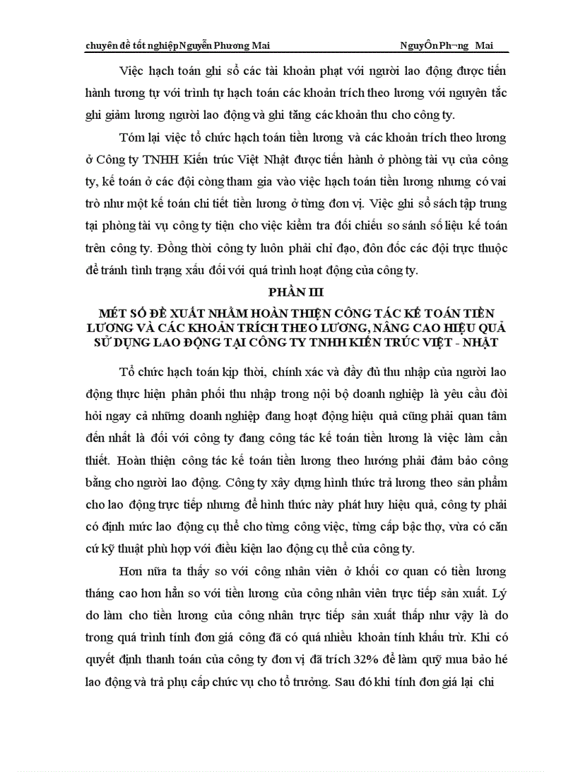 image for page Kế toán tiền lương và các khoản trích theo lương ở Công ty TNHH Kiến trúc Việt Nhật 1