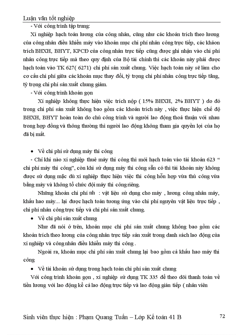 image for page Công tác hạch toán chi phí sản xuất và tính giá thành sản phẩm xây lắp tại xí nghiệp Sông Đà 206 1
