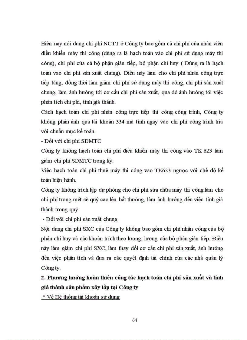 image for page Hoàn thiện công tác kế toán chi phí sản xuất và tính giá thành sản phẩm xây lắp tại Công ty Đầu tư Xây dựng Số 2 Hà Nội 1