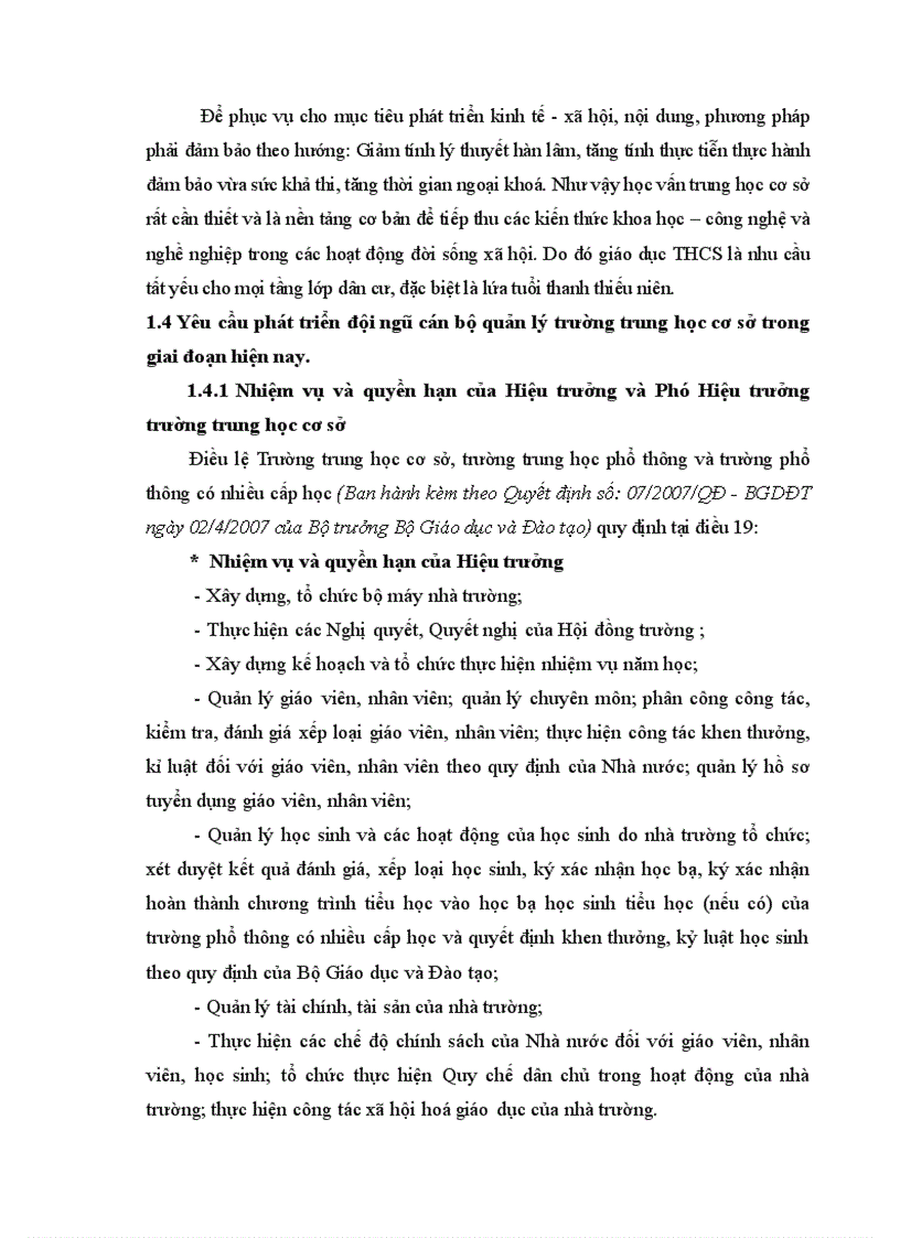 image for page Biện pháp quản lý phát triển đội ngũ cán bộ quản lý trường THCS của Phòng Giáo Dục và Đào tạo huyện Cát Tiên tỉnh Lâm Đồng