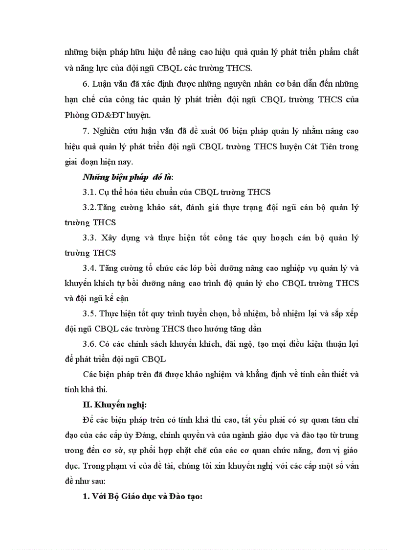 image for page Biện pháp quản lý phát triển đội ngũ cán bộ quản lý trường THCS của Phòng Giáo Dục và Đào tạo huyện Cát Tiên tỉnh Lâm Đồng