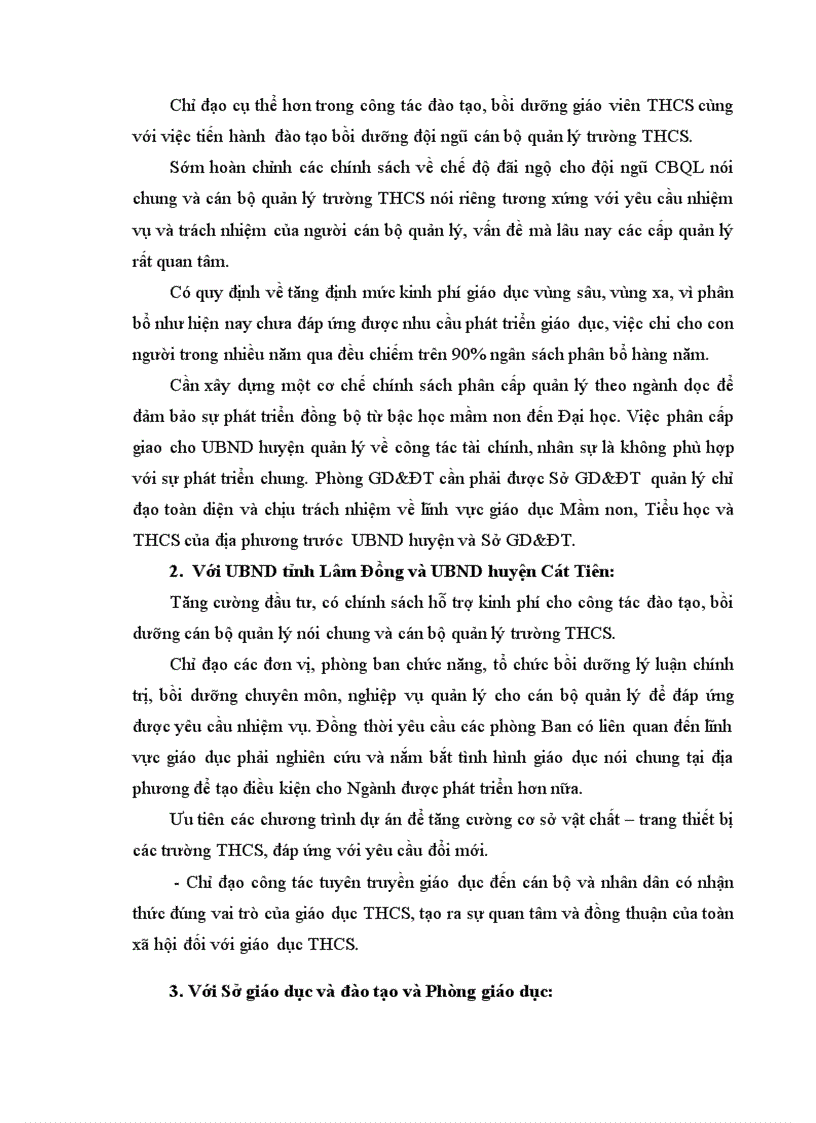 image for page Biện pháp quản lý phát triển đội ngũ cán bộ quản lý trường THCS của Phòng Giáo Dục và Đào tạo huyện Cát Tiên tỉnh Lâm Đồng